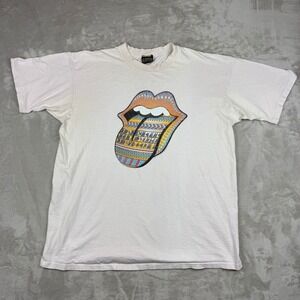 VTG The Rolling Stones T-Shirt Men XL Bridges to Babylon Single Stitch 1997 Y2K